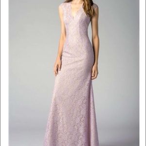 Watters Lavender Lace Dress